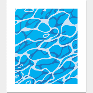 Swim Pool Swimming Pattern Posters and Art